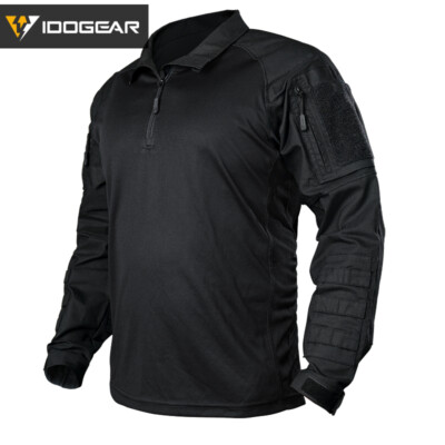 Chemise tactique IDOGEAR UFS combat militaire avec coudières paintball