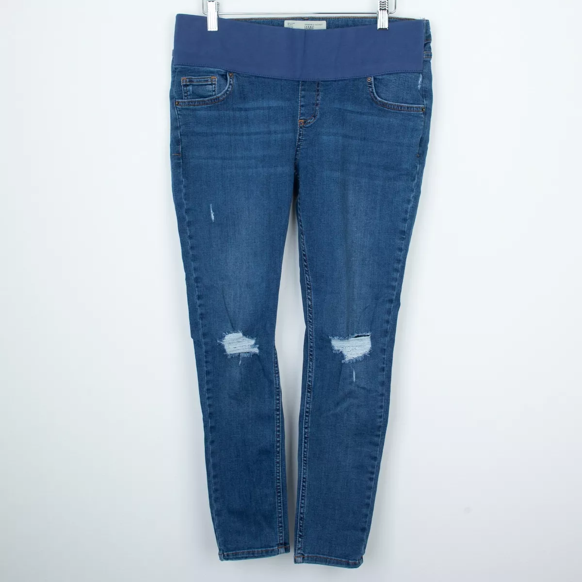Topshop Jamie Moto Maternity Jeans Size 12 eBay