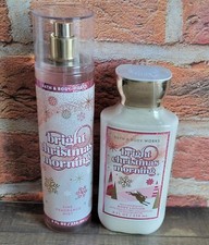 bath and body works bright christmas morning body lotion and fragrance mist