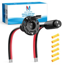 12V-24V Trolling Motor Plug and Receptacle, Copper 2 Wire 8 Gauge Minn Kota Boat