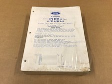 Vintage 1978 Ford Motor Company Master Parts/Accessories Catalog Part 3 Of 5