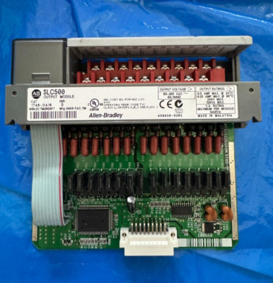 ALLEN BRADLEY 1746-OA16: SERIES D: SLC500 DIGITAL OUTPUT MODULE