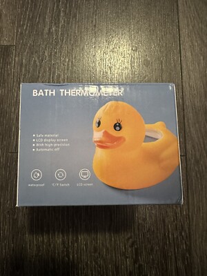 Baby Bath Thermometer Duck Thermometer Cute Floating Yellow Duck Toy