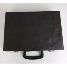 Audio Cassette Vintage 30-Tape Suitcase Storage Case