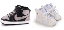 2 Pair Bundle Deal Baby Soft Sole Shoes Size 1 Ages 0-12 Months.