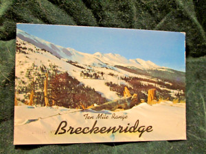 Breckenridge Colorado Ski Area    Ten Mile Range