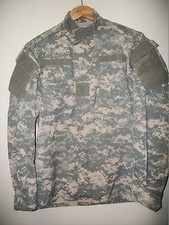military BDU Shirt/Coat small/long combat digital Camo propper rip stop /nylon