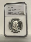 1957 Franklin Half NGC PF 68 PLUS Cameo * Gorgeous - Price Guide $2,150 *