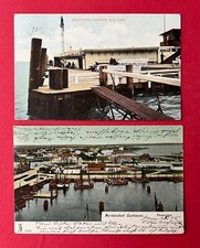 2 x AK Nordseebad CUXHAVEN 1905/12 Alte Liebe Hafen   ( 134491