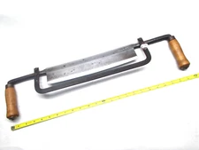 Draw Knife, PEXTO Vtg. Large 12" Long Blade Woodworkers Bell System Draw Knife