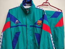 Barcelona Player Issue Tracksuit 1992 1995 Kappa Vintage Chandal Soccer Jersey