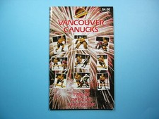 1986/87 VANCOUVER CANUCKS NHL HOCKEY MEDIA GUIDE YEARBOOK SHARP+ RICHARD BRODEUR