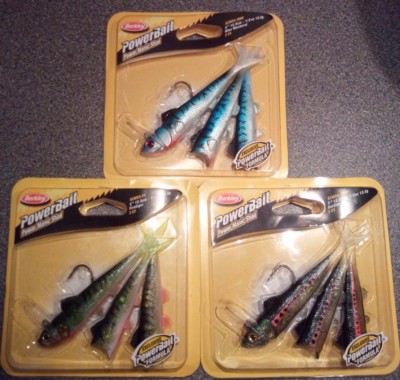 Pre-rigged Angelköder Powerbait Manic Shad Salzwasser oder Süßwasser Hechtköder 