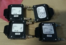 5x SENSATA / AIRPAX 5A 80VDC Circuit Breaker LELZXK1-33716-6-V