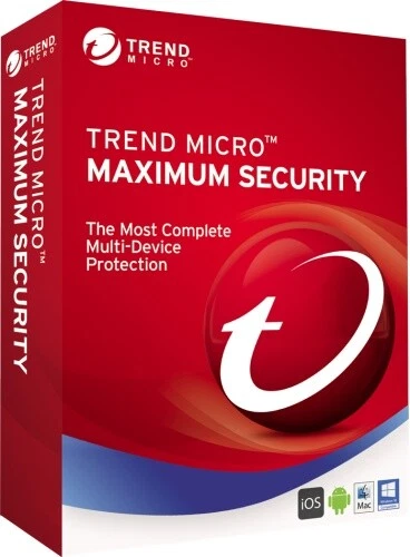 Trend Micro Maximum Security 2025, 1/3/5/10 Geräte,1/2/3 Jahre, Download