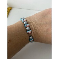 rainbow bead bracelet