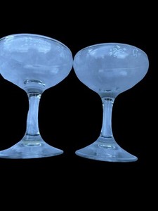 Vintage Wedding Bride and Groom Glasses. 4.5” From 1984