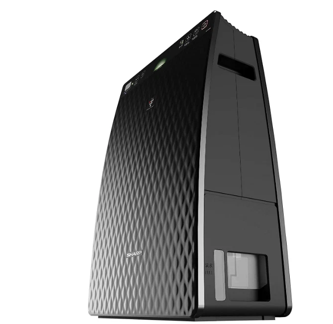 SHARP AIR PURIFIER UA-HG30E-B BLACK - Hepa Filter PlasmaCluster 180 M3/H UMIDIFI - Immagine 3 di 4