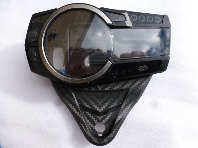 Boitier de compteur avec vitre pour Suzuki GSXR 750 de 2011 à 2016 noir