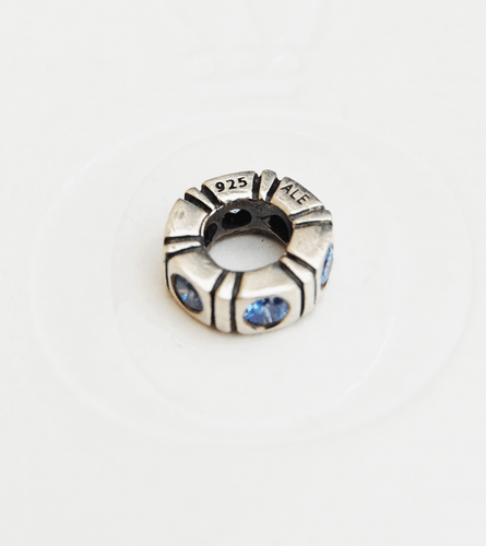 Genuine Pandora Blue Trinity or Northern Lights Spacer 790368CZB - retired - Bild 2 von 2