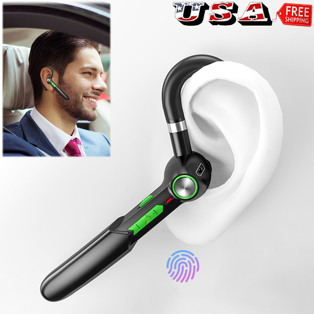 Bluetooth Headset Wireless Sport Earpiece Headphone with Mic for Cell Phones