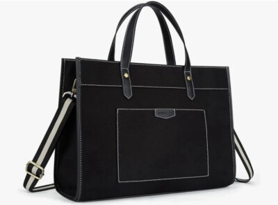 Missnine Laptoptasche Canvas Laptoptasche 15,6 Zoll