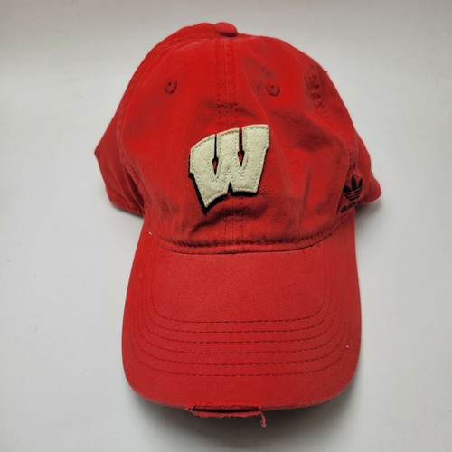 Wisconsin Badgers Adidas OSFM Hat Cap 
