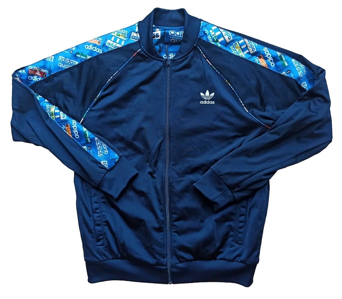 ウォーキング・ランニングウェア adidas superstar trunk jacket NEW MENS ADIDAS ORIGINALS SUPERSTAR TREFOIL TRACK JACKET