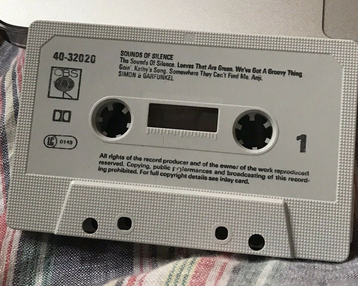 "Sounds of Silence" Simon & Garfunkel Retro Cassette Tape 3