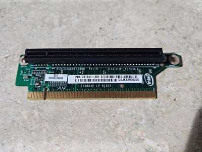 Intel S1600JP 1U PCIe x16 LP Riser Card P/N: G51541-201 Tested Working