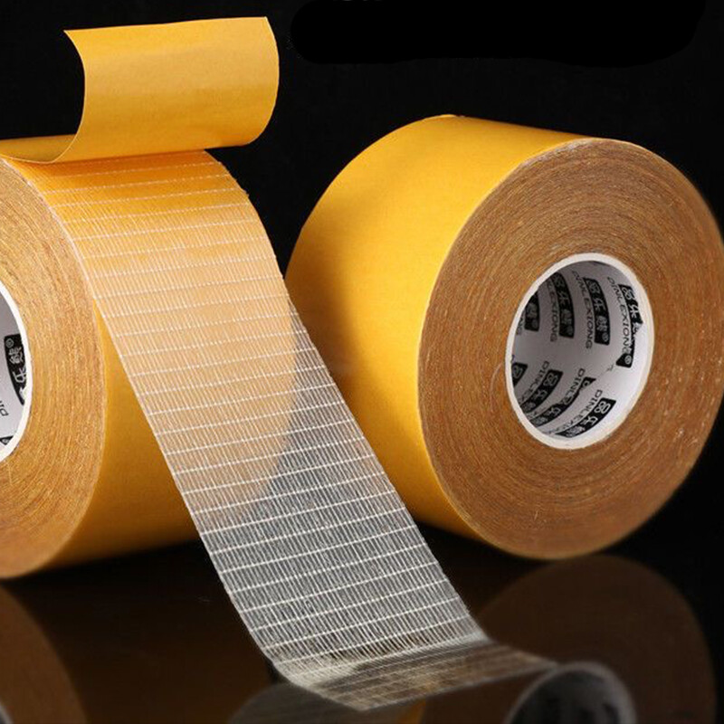 3 Pack Strong Adhesive Doublesided Gauze Fiber Mesh Tape,Waterproof