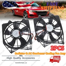 Radiator & AC Condenser Cooling Fan Assy for Honda Accord Acura TLX L4 1.5L 2.0L