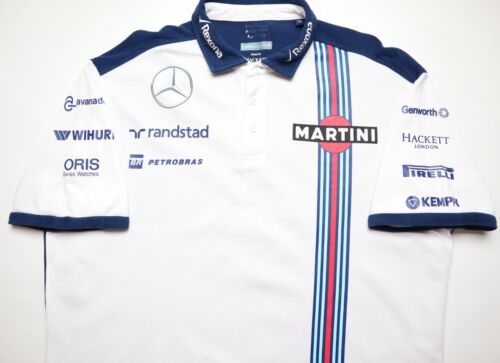 WILLIAMS MARTINI RACING 2012 HACKETT RACING F1 POLO SHIRT JERSEY VINTAGE MEN 2XL - Picture 3 of 14