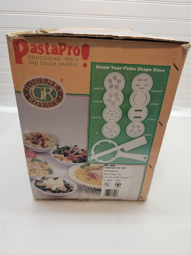 Pasta Pro Pasta Maker Machine W/ Accessories. PM-800. Tested works! - Picture 3 of 9