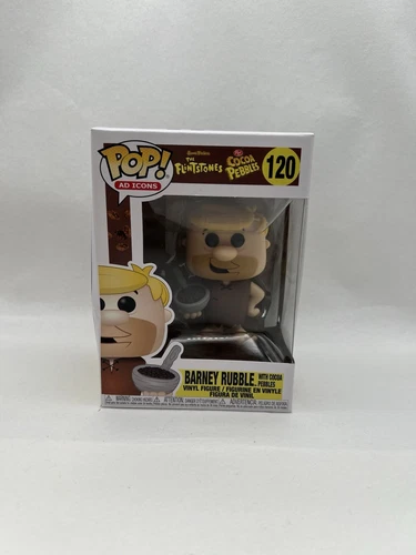 Funko Pop! Vinyl: The Flintstones - Barney Rubble with Cocoa Pebbles #120