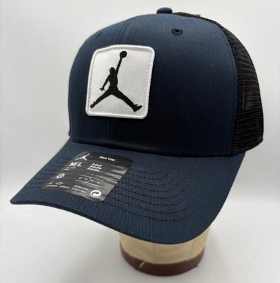Nike Jordan Black/White Rise Cap Size M/L Snapback  FZ0774-010