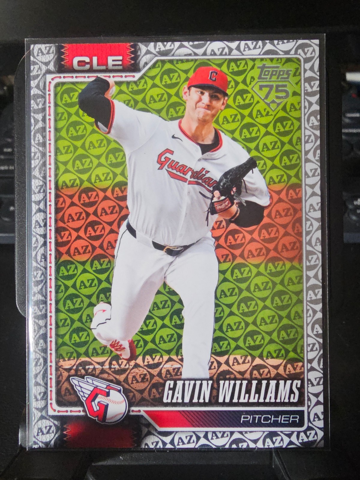 2026 Topps Gavin Williams #254 Spring Training Logo