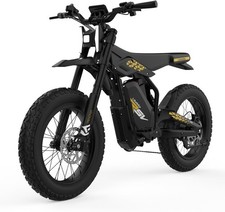 Peak 2000W Electric Bike for Adults Mountain Ebike 20In Fat Tire Max 34MPH