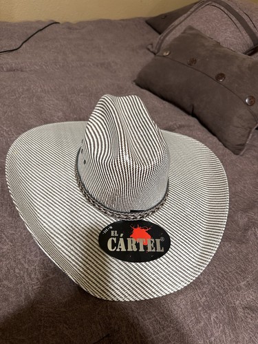 Icona Del Cappello Da Cowboy Nello Stile Del Profilo Isolata Su Fondo Bianco Simbolo Del Rodeo Image85615188 - Foto 10