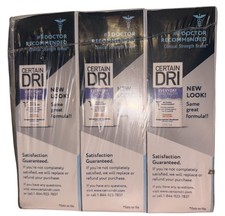 3 Pack CERTAIN DRI Everyday Strength Clinical, Antiperspirant/Deodorant