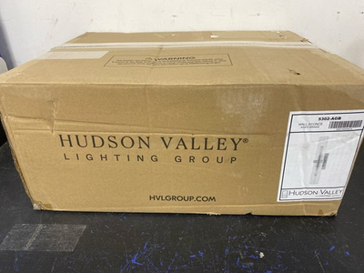 #ad Hudson Valley Lighting 5302 AGB Briggs 2 Light 23quot; Tall Wall Sconce Aged Brass $556.99