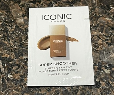 Iconic London Super Smoother Blurring Skin Tint NEUTRAL DEEP Sample Brand New