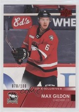 2021-22 Upper Deck AHL Exclusives 70/100 Max Gildon #55 o1h