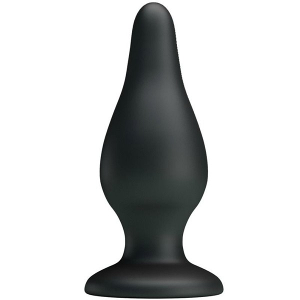 Pretty Love Silikon Anal Plug Mit Saugnapf Analplug Schwarz ø 5,5 Cm-image