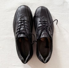ECCO Sky Lace Black Leather Shoes Women  s Size 5-5.5 EU 36 New With Box