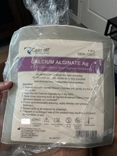 One 8" x 8" Silver Calcium alginate Ag Wound Dressing 2027EXP