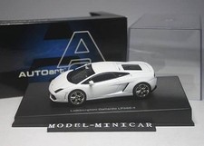 Autoart Lamborghini Gallardo 1/43 White Diecast Model Car Late Version