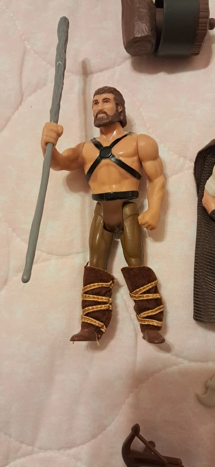 罕见罗宾汉:盗贼王子玩具套装带 2 个围攻武器和 3 个玩偶!! — 第 4/4 张图片