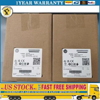 NEW AB 25B-B024N104 Power Flex 525 5.5KW 7.5HP AC Drive 25BB024N104 US Free Tax