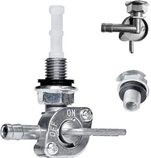 Petcock Fuel Valve 1/4" On Off Motorcycle Chopper Custom Bike BSA DEERE atv